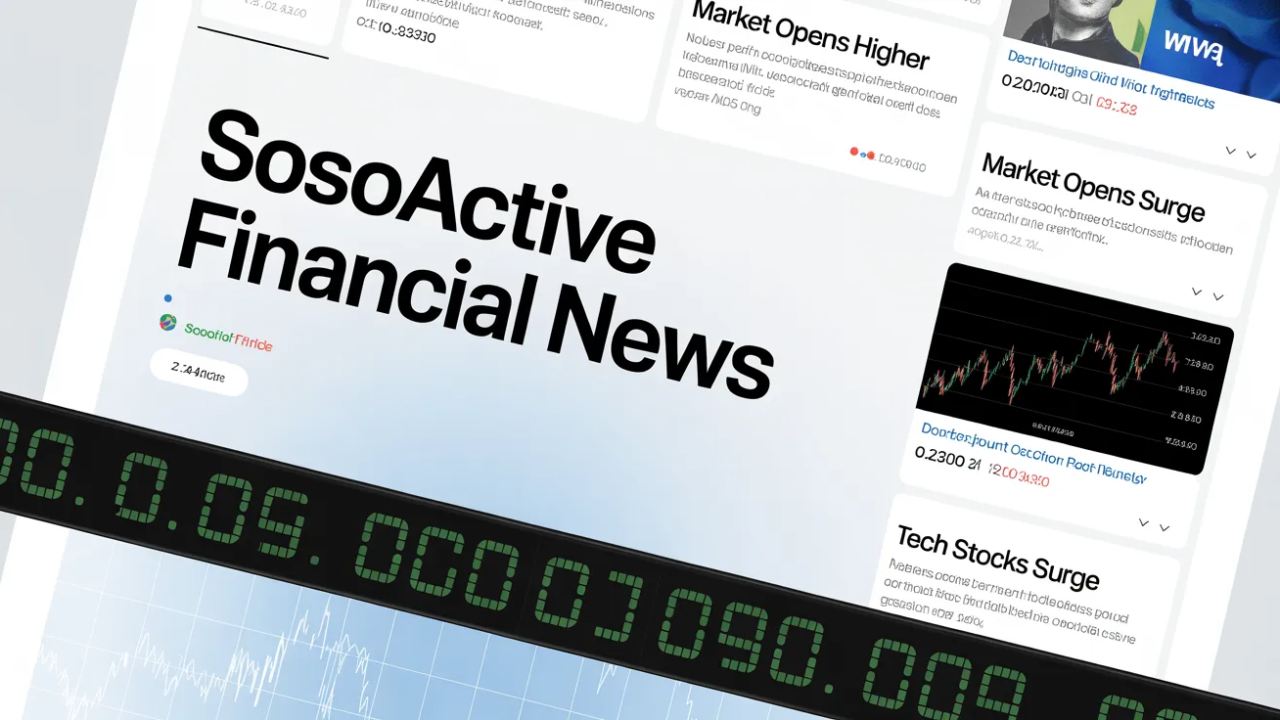 Sosoactive Financial News