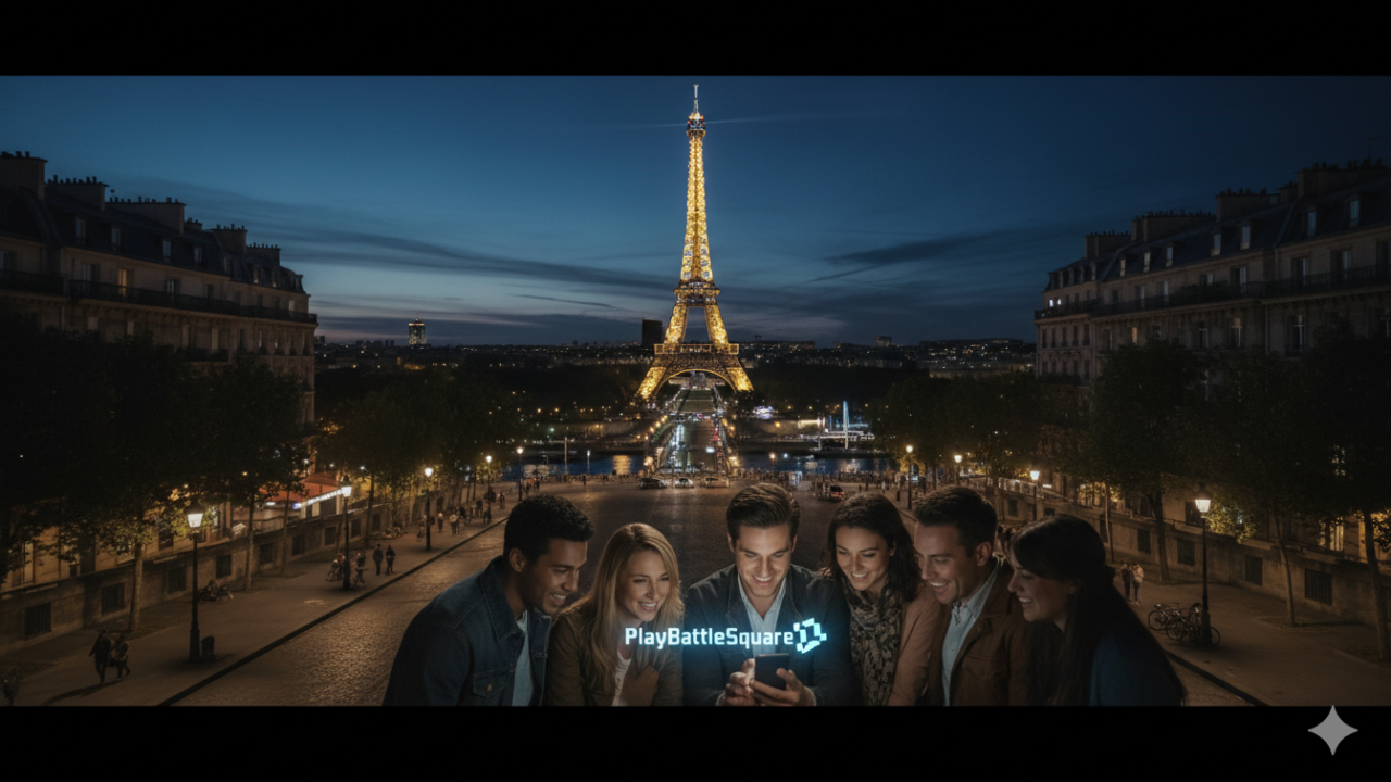 Playbattlesquare Exploring Paris After Dark