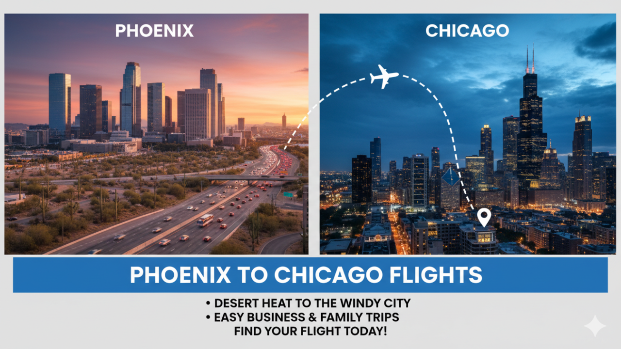 Phoenix to Chicago Flights